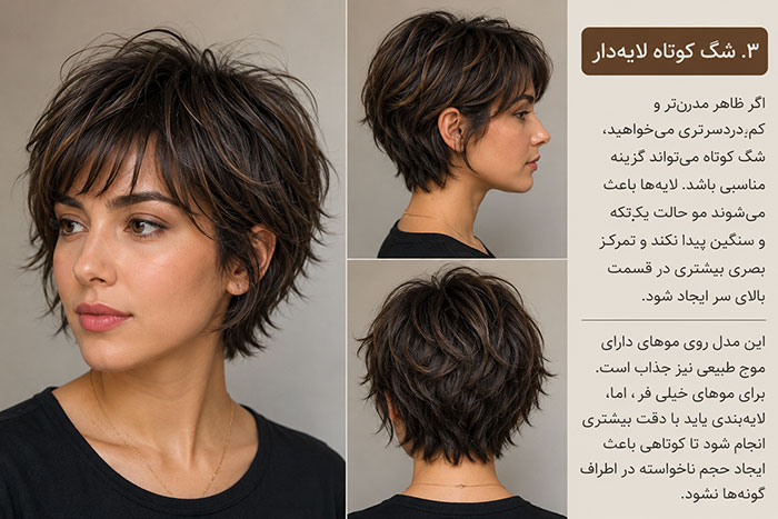آموزشی ۳. شگ کوتاه لایهدار