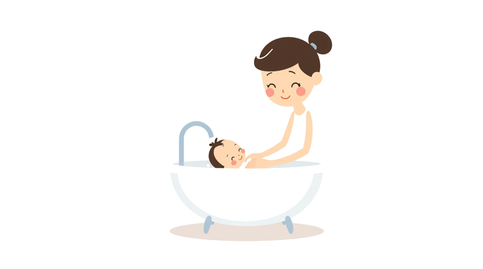 حمام کردن نوزاد