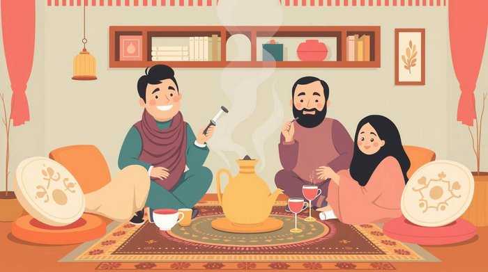 چیستان چیستان گفتن در دورهمی