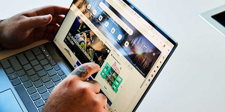 لپتاپ لمسی لپتاپهای با صفحه نمایش لمسی