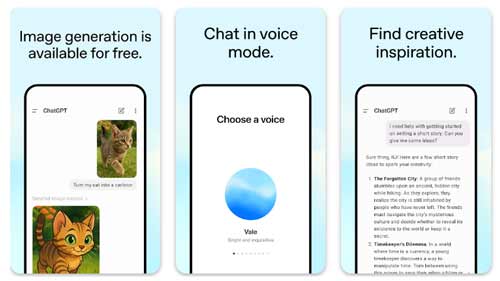 دانلود اپلیکیشن چت جی بی تی