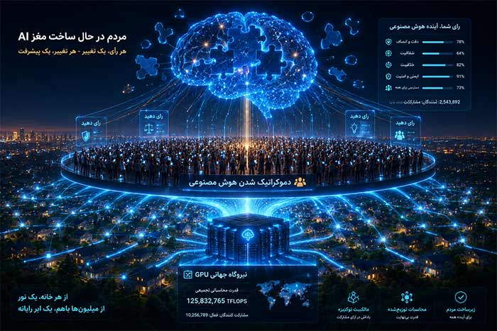 بلاکچین دموکراتیک شدن هوش مصنوعی