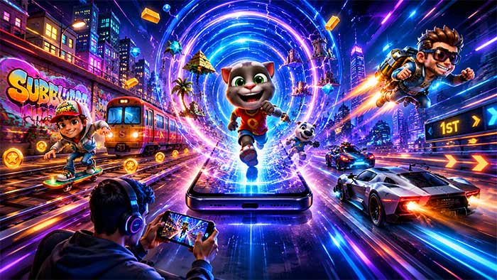 بازی Talking Tom Time Rush